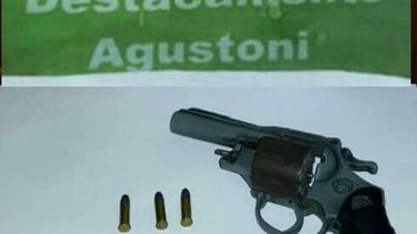 El arma que portaban los menores..
