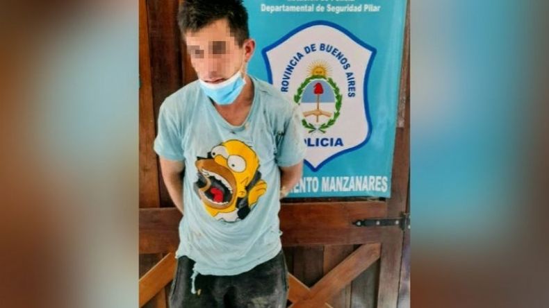 El hombre fue detenido portando un bolso con herramientas sustraídas de una vivienda. .