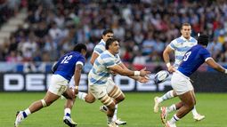 Los Pumas disfrutaron el test mundial número 12 de Pablo Matera.