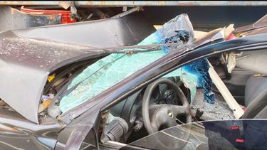 El conductor del auto tuvo que ser trasladado al Hospital Central de Pilar.&nbsp;