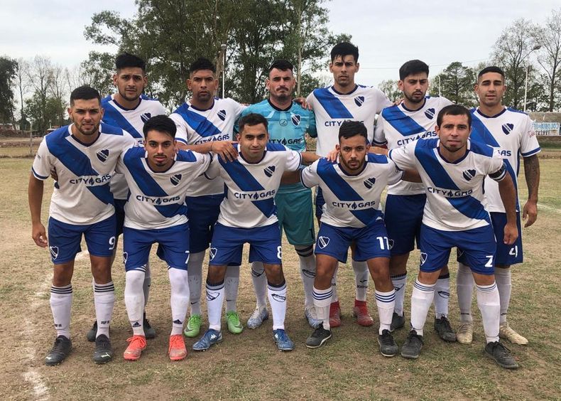 EQUIPO. El once inicial de Unión que consiguió un punto en José C. Paz.