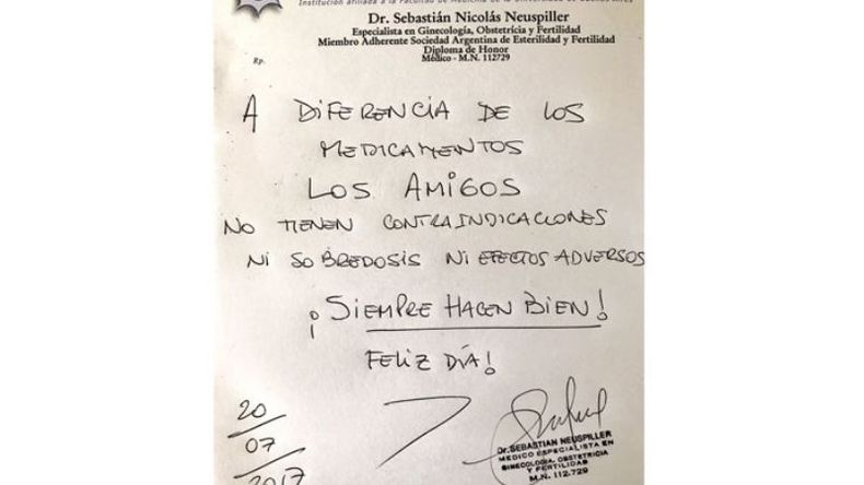 Receta de amistad .