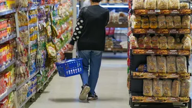 EN PICADA. Las ventas en los supermercados no paran de caer.