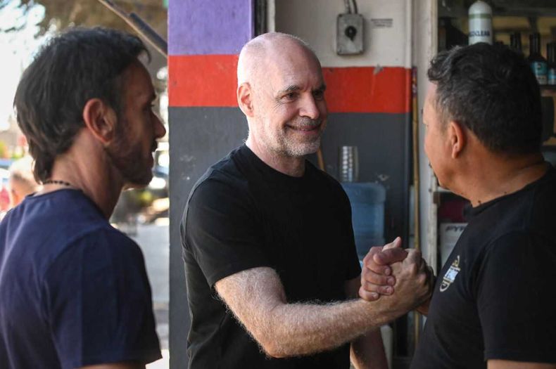 JUNTOS. Rodríguez Larreta y Nesupiller vuelven a mostrarse en una recorrida pro Pilar .