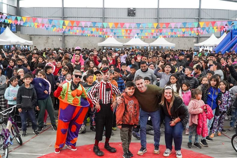 DIVEERSIÓN. Con espectáculos y actividades los chicos celebraron su día.