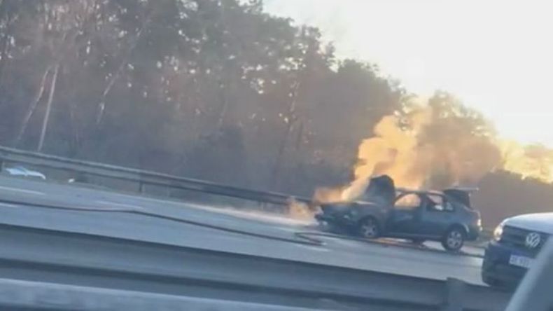 El accidente ocurrió esta mañana en el Km. 47, mano a Pilar. .
