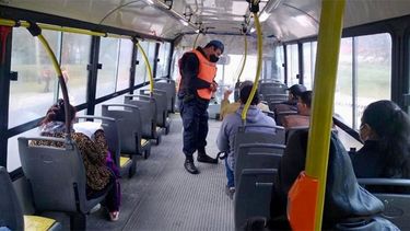 COLECTIVOS. El foco de los controles está en el transporte público..