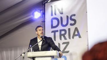 MADE IN PILAR. El intendente Federico Achával en la apertura de la edición 2024 de Industrializar.