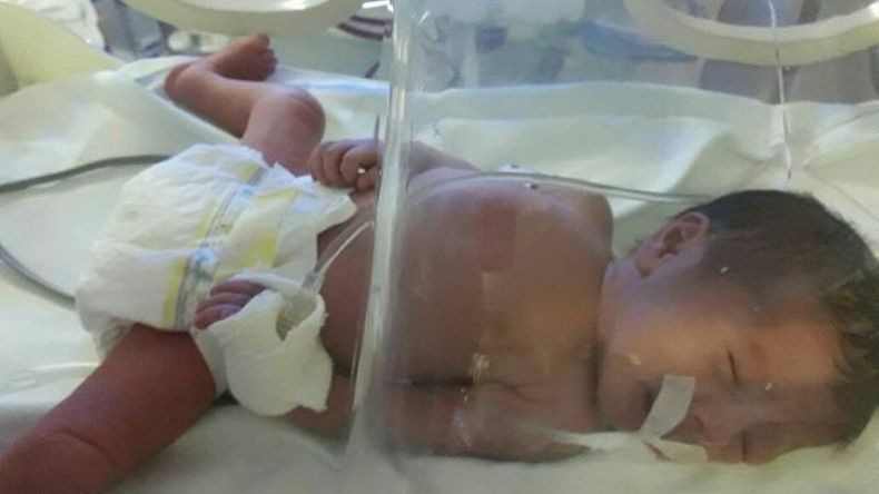 La hija de Marcela nació ilesa..