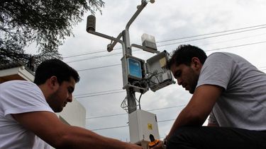 CONTROL. La nueva estación funciona conectada al COM..