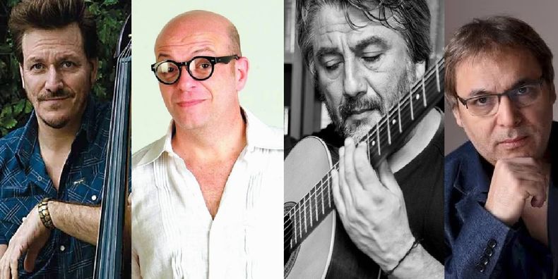 Javier Malosetti, Campi, Héctor Bacci y Gabiel Rolón.