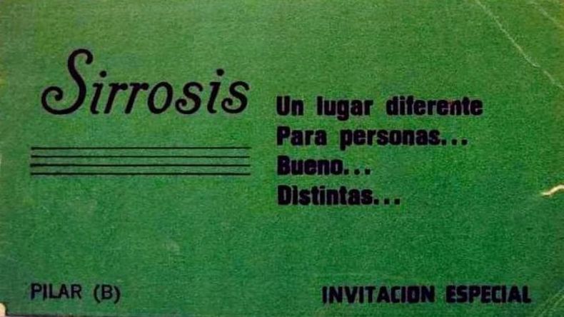 Invitación especial con el slogan (foto Martín Méndez / Pilar en el Recuerdo)..