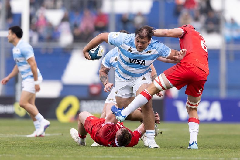 Tomás Rapetti y su estreno como titular en Los Pumas (Foto: UAR)