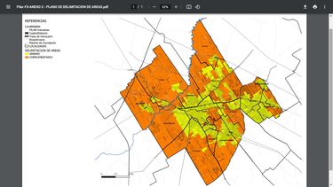 MANCHA URBANA. La zona más poblada del distrito es la que ocupa menor porción del territorio. &nbsp;