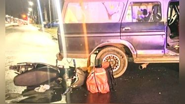 El motociclista herido tuvo que ser hospitalizado debido a los golpes que pesentaba.&nbsp;
