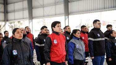 NUEVOS AGENTES DE LA GUARDIA URBANA. El acto de egreso se llevó a cabo en el Club Municipal Del Viso.&nbsp;