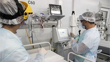 SALUD. En Pilar está ocupado el 54% delas camas de terapia..