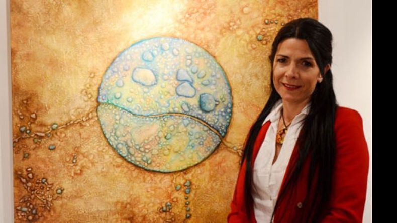 Gabriela Berrios, la artista radicada en Pilar que con su obra llegará a Florencia..