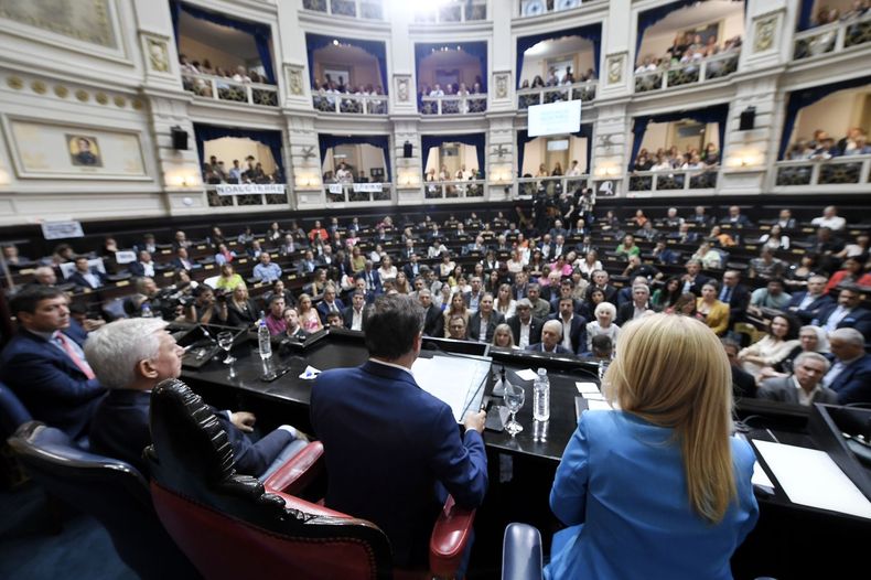 El intendente Federico Achával participó del inicio de sesiones de la Provincia.&nbsp;