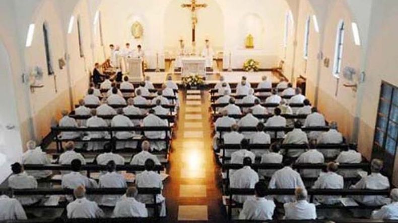 MISA DE APERTURA. El encuentro se desarrolla en El Cenáculo..