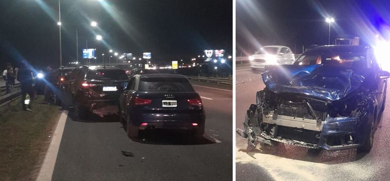 El accidente múltiple se produjo en el kilómetro 46 de Panamericana.&nbsp;