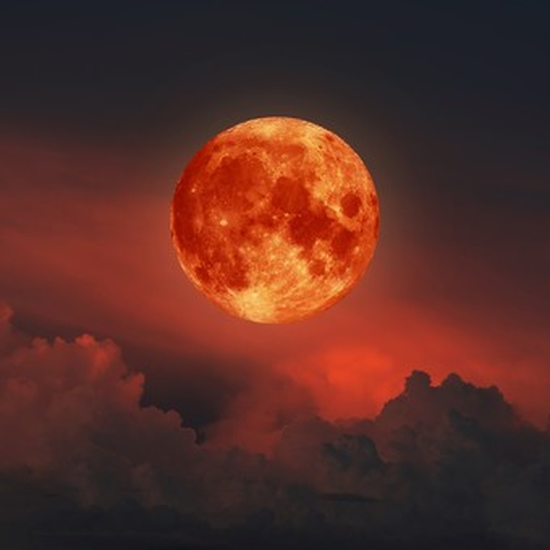 ¿Por qué la Luna se pone roja en un eclipse lunar total? (Shutterstock)..png