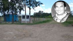 La casilla que los denunciados montaron para vender terrenos donde vivía y atendía Tibor Gordon..