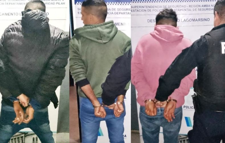 Los tres detenidos tienen antecedentes.