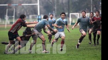 San Patricio goleó el sábado a Chascomús bajo un diluvio..