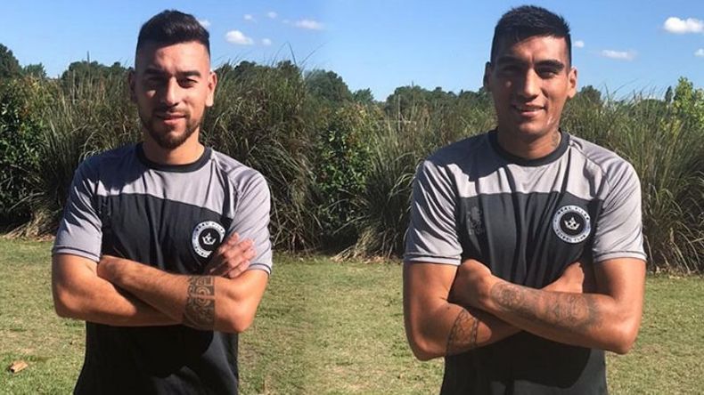 REFUERZOS. Leonardo Celin y Jonatan Morán hacen la pretemporada con el plantel..