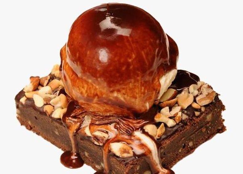 UN CLÁSICO. “Five nut brownie”, uno de los postres que ofrece Kansas por el Día del Chocolate. &nbsp;