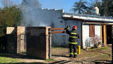 Debieron trabajar tres dotaciones de los Bomberos Voluntarios de Del Viso.&nbsp;