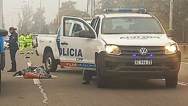 ESCENARIO. El accidente se produjo en el kilómetro 60,500 de la Autovía Pilar-Pergamino.&nbsp;