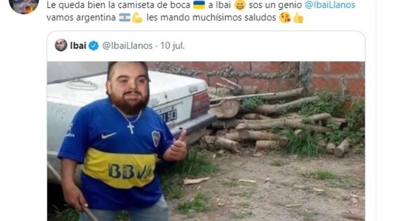 La respuesta de Maxi al posteo de Ibai Llanos..