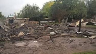 Voraz incendio en dos casas de Villa Astolfi