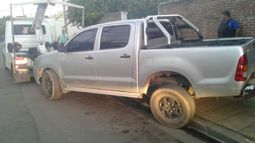 Chano manejaba, pero la camioneta no está a su nombre..