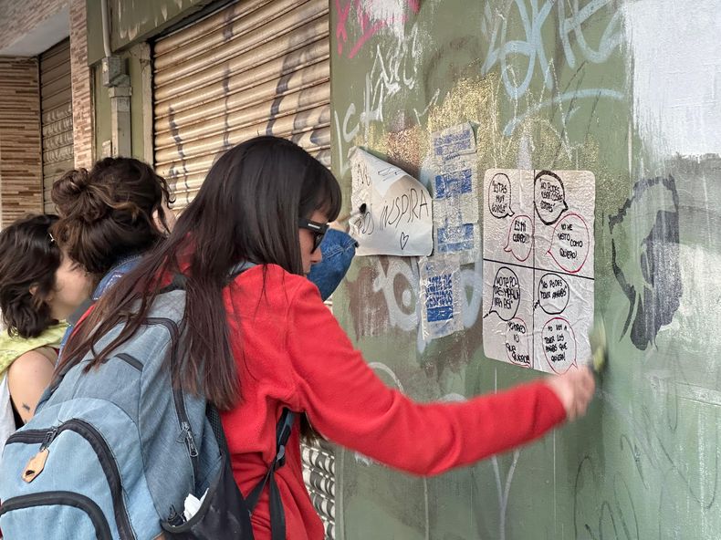 El Encuentro Regional terminó con una marcha por el centro de Pilar.