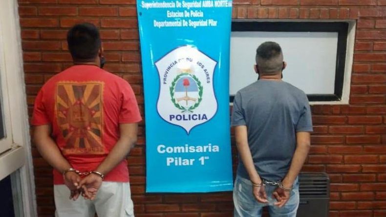 Los detenidos tienen 34 y 35 años y domicilio en Moreno y José C. Paz..