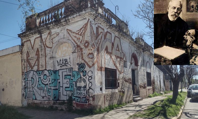 SIN OCHAVA. La propiedad ubicada en Dr. Muñiz y Colón, Luján, donde vivió Florentino Ameghino.