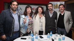 MESA. Debandi, Portos, Wanger, Achával y Sileoni; encuentro en Del Viso. .
