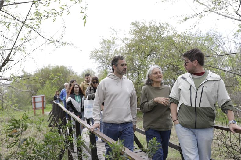 El intendente Federico Achával participó de los festejos por los 20 años de la Reserva Natural.