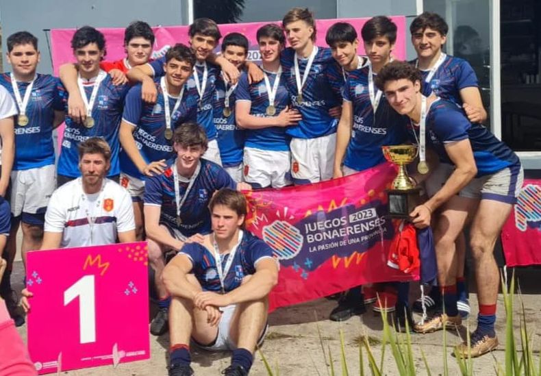 Los chicos de Deportiva Francesa se quedaron el el oro en el Rugby Sub 16.