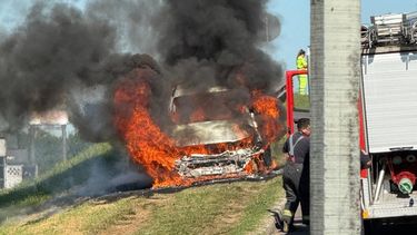 El incendio se registró en el kilómetro 46 de la Panamericana.&nbsp;
