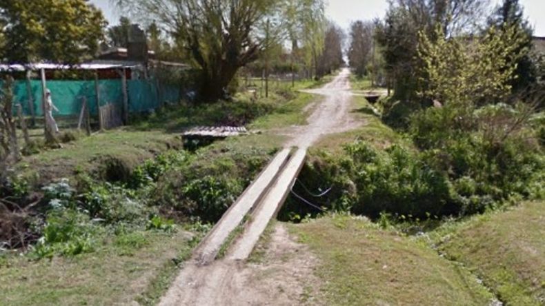 Soler y el arroyo Burgueño, en la imagen captada por Google..