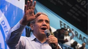 DIRIGENTE. Sergio Palazzo ratificó el paro de mañana..