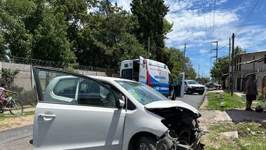 El choque ocurrió esta tarde en Manuel Alberti.&nbsp;
