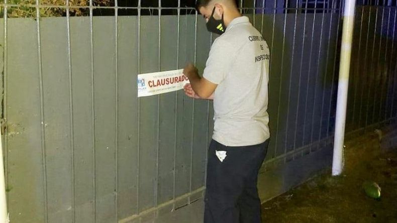 FAJA. El Municipio ya clausuró, ahora el juez de Faltas debe aplicar las sanciones..