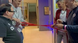 : Corte de cinta con Ariel Otermín, Piter Torres, CésarMansilla y Alfredo Ventura. : Corte de cinta con Ariel Otermín, Piter Torres, CésarMansilla y Alfredo Ventura.