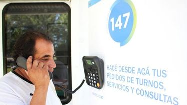30.000 llamados por mes recibe el servicio 147..
