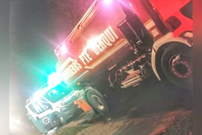 El incendio afectó a una vivienda del barrio cerrado La Delfina.&nbsp;